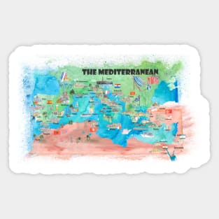 Mediterranean Cruise Sticker